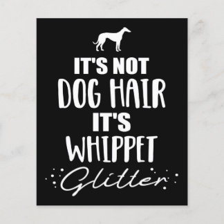 Det är inte Hund Hair Det är whisky Hund älskare Flygblad