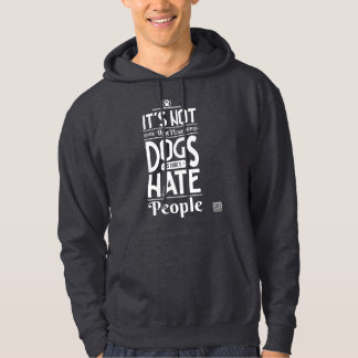 Det är inte jag kärlek hundar hoodie
