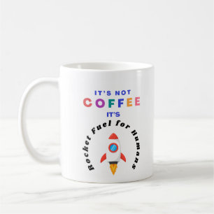 Det är inte kaffe. Det är raketbränsle för människ Kaffemugg