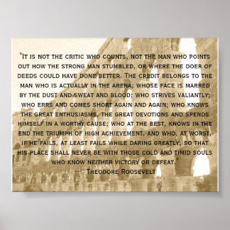 "Det är inte kritikerna som räknas.. Poster