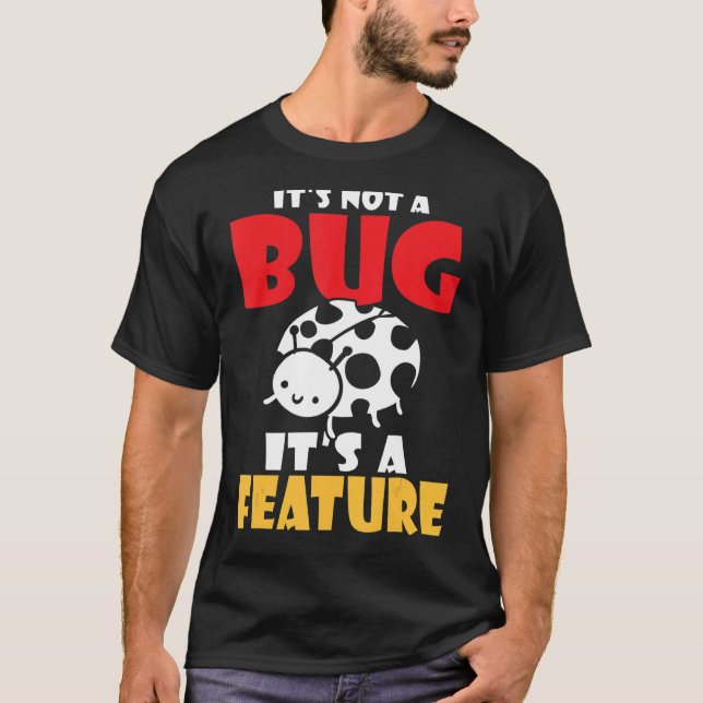 Det är inte kryp utan ett funktionsprogram t shirt (Framsida)
