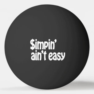 Det är inte lätt att förenkla pingisboll