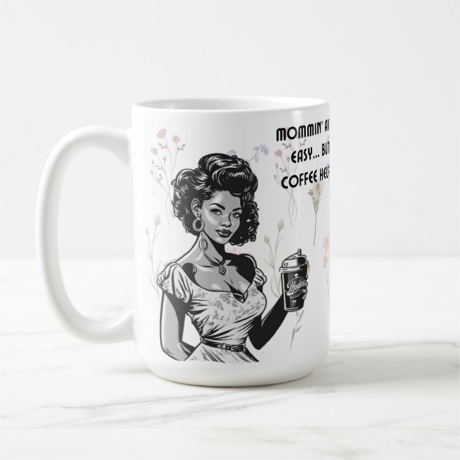 Det är inte lätt att ha Vild med kärnkraft. Kaffemugg (Vänster)