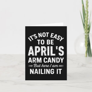 Det är inte lätt att vara Aprils armprydnad Roligt Kort