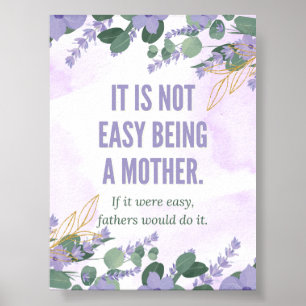 "Det är inte lätt att vara Mor" - "Golden Girls" Poster