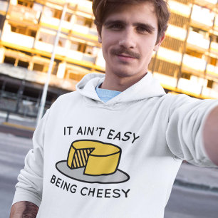 Det är inte lätt att vara ostlig hoodie