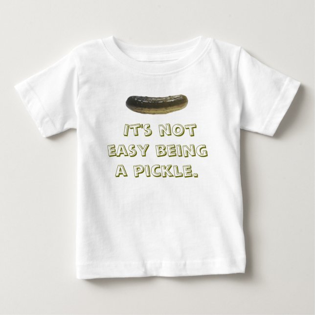Det är inte lätt vara en pickle. tee shirt (Framsida)