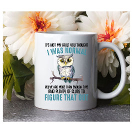 "Det är inte mitt fel" Kaffe mugg