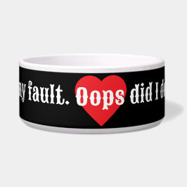 Det är inte mitt fel. Oops, gjorde jag det? Samlin