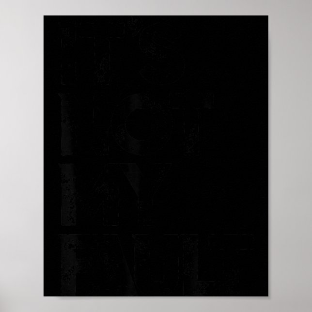 Det är inte mitt fel poster (Framsidan)