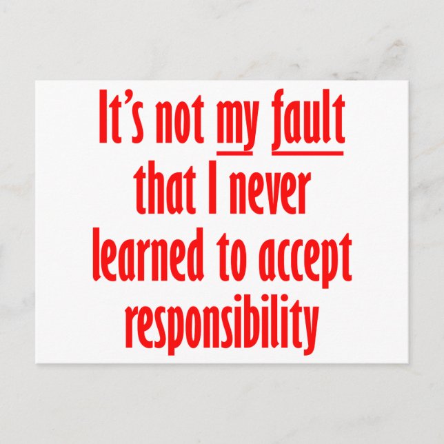 Det är inte mitt fel vykort (Framsida)