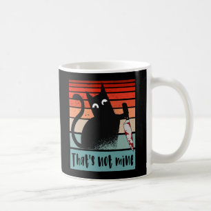 Det är inte mitt, Onocent Cat med knivar vykort Kaffemugg