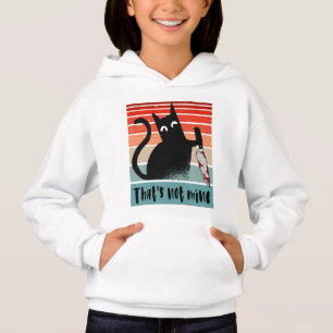 Det är inte mitt, Onocent Cat med knivar vykort T Shirt