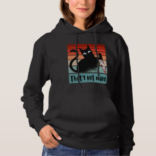 Det är inte mitt, Onocent Cat med knivar vykort T Shirt
