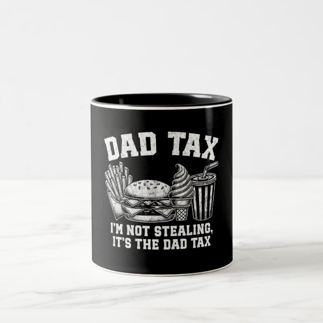 Det är inte Pappa. Två-Tonad Mugg (Center)