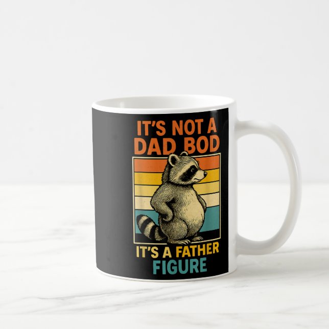 Det är inte pappakropp det är faderlig figur Rolig Kaffemugg (Höger)