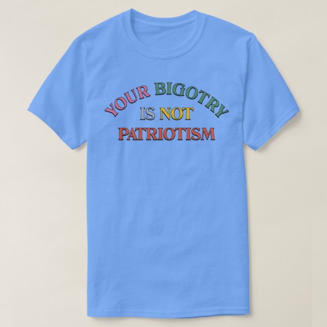 Det är inte patriotism som är ett biologiskt fenom t shirt (Design framsida)