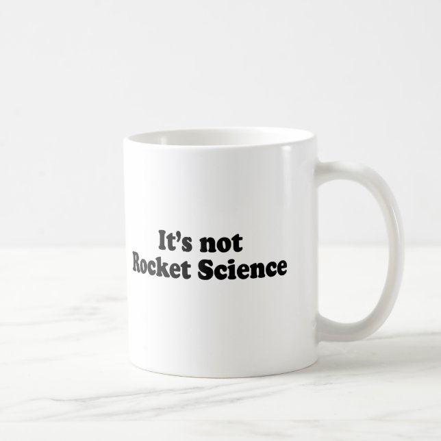 DET är INTE RAKETVETENSKAP Kaffemugg (Höger)