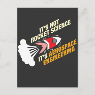 Det är inte Rocket Science. Det är Aerospace Engin Vykort