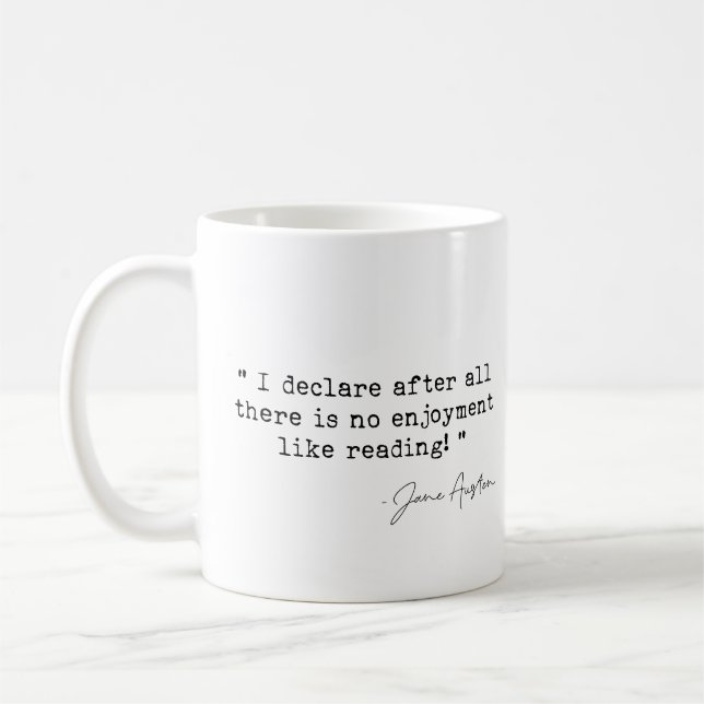 Det är inte roligt att läsa Jane Austen Kaffemugg (Vänster)