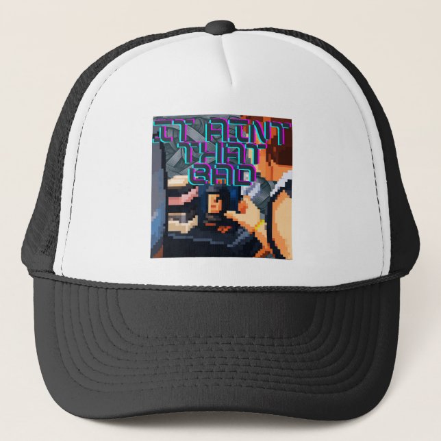 Det är inte så illa Lagerförd Retro Pixel Glitch S Keps (Framsida)