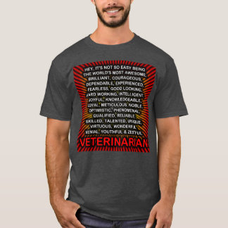 Det är inte så lätt att vara veterinär. t shirt