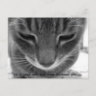 Det är inte samma sak utan dig.. vykort