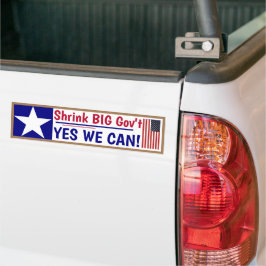 Det är inte sant att vi kan! Bumper Sticker Bildekal