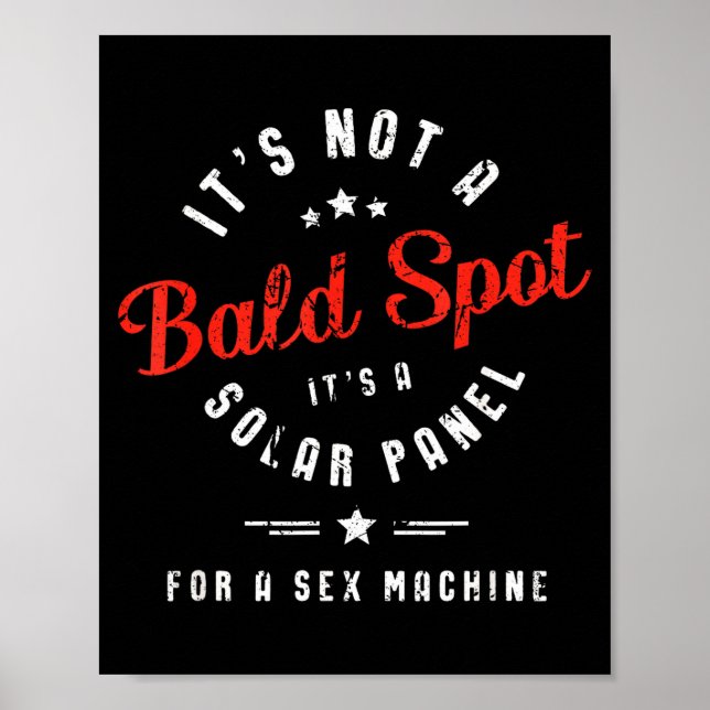 Det är inte skallig plats solpanel poster (Framsidan)