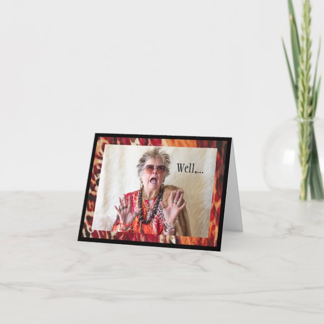 Det är inte som planerat. kort (Framsida)