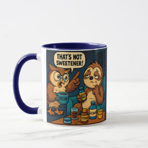Det är inte sötningsmedel - en fin kaffekonstrukti mugg