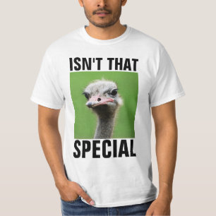 DET ÄR INTE SPECIELLT, FUNNY OSTRICH T-SHIRTS