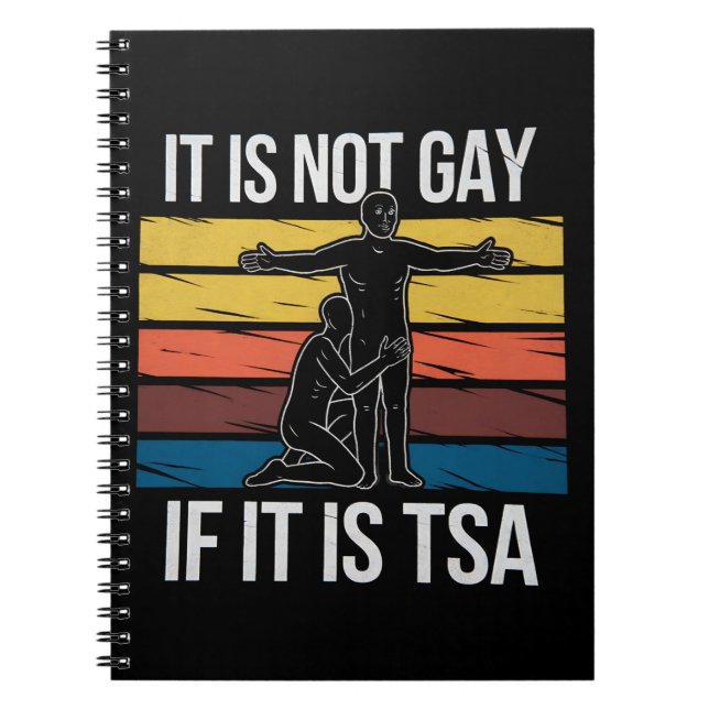 Det är inte tillåtet om det är TSA-Pridet (Securit Anteckningsbok (Framsidan)