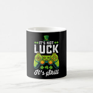 Det är inte tur det är skicklighet spelande St Pat Kaffemugg