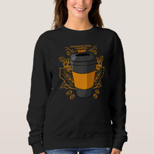 Det är Internationell kaffedagen när jag Bäror det T Shirt