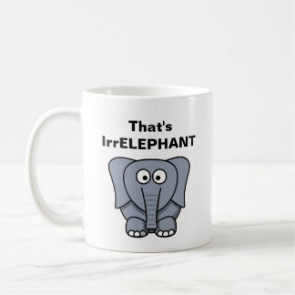 Det är IrrELEPHANT Kaffemugg