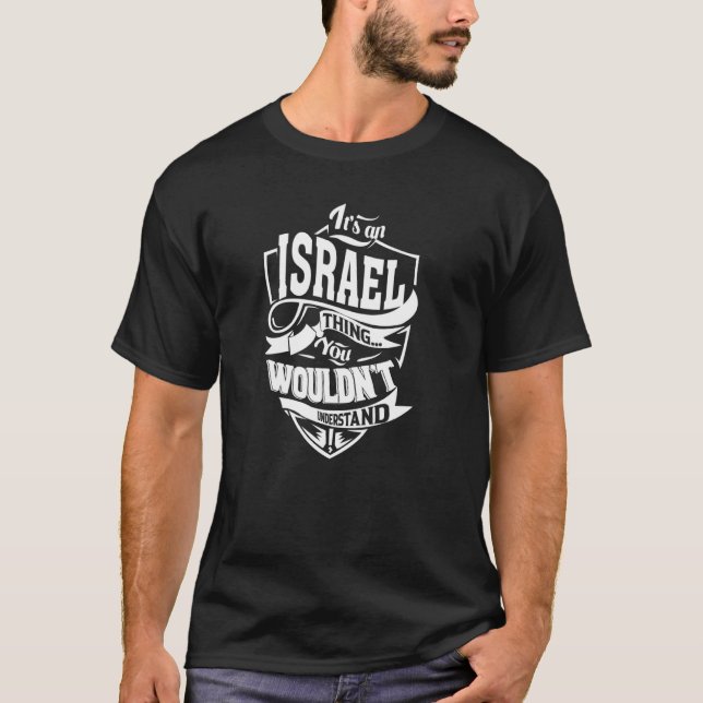 Det är ISRAEL Sak T Shirt (Framsida)