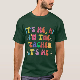 Det är jag hej jag är läraren Det är jag lärarens  T Shirt