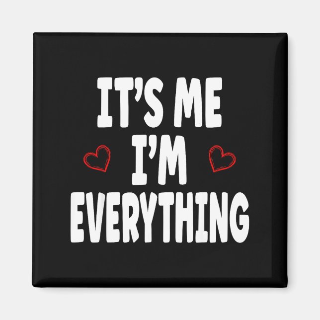 Det är jag jag är all kärlek Matchande parvalent Magnet (Framsidan)