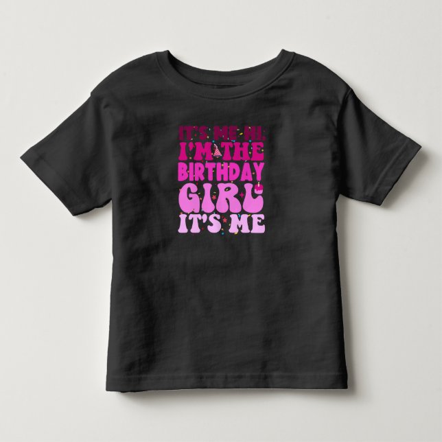 Det är jag, jag är Birthday Girl. T Shirt (Framsida)