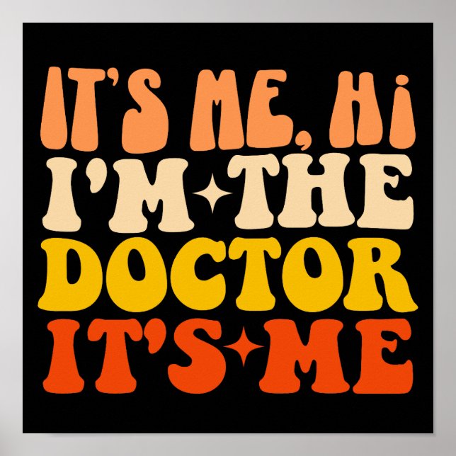 Det är jag, jag är Doktor, det är jag Poster (Framsidan)