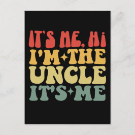 Det är jag, jag är farbror, det är jag... vykort