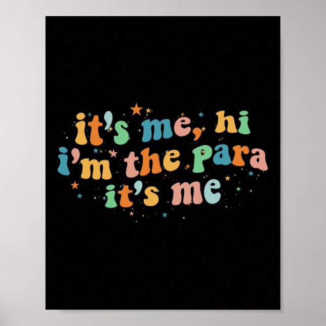Det är jag, jag är para och para. poster (Framsidan)