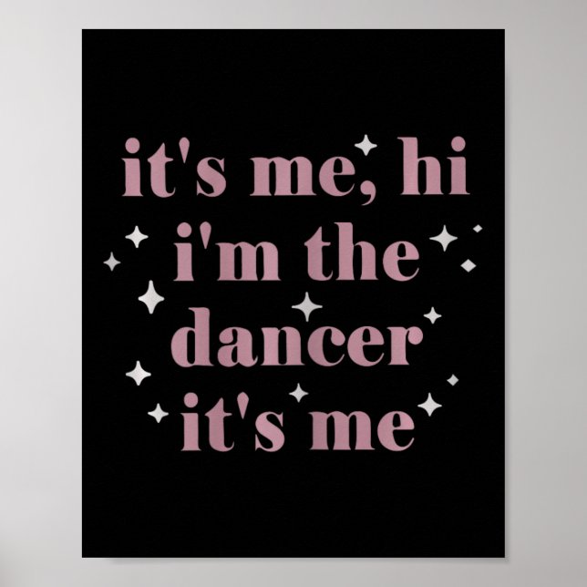 Det är jag som är dansaren... -.... -............. poster (Framsidan)