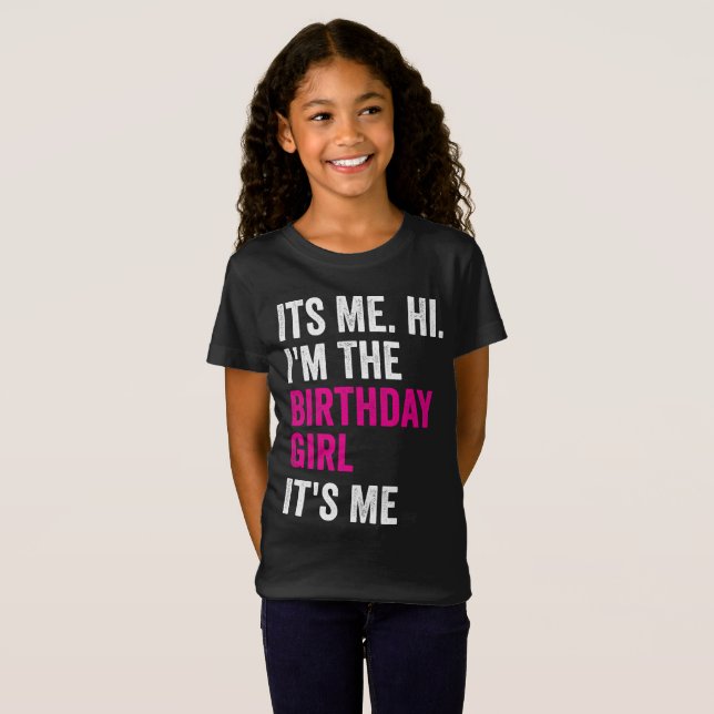 Det är jag som har födelsedag Barns födelsedag Par T Shirt (Hel framsida)
