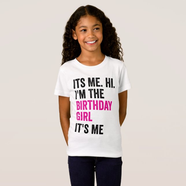 Det är jag som har födelsedag Barns födelsedag Par T Shirt (Hel framsida)