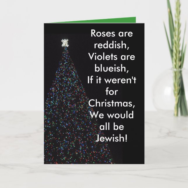 DET är JÄKLAA JUL DET! Helgkort (Framsida)