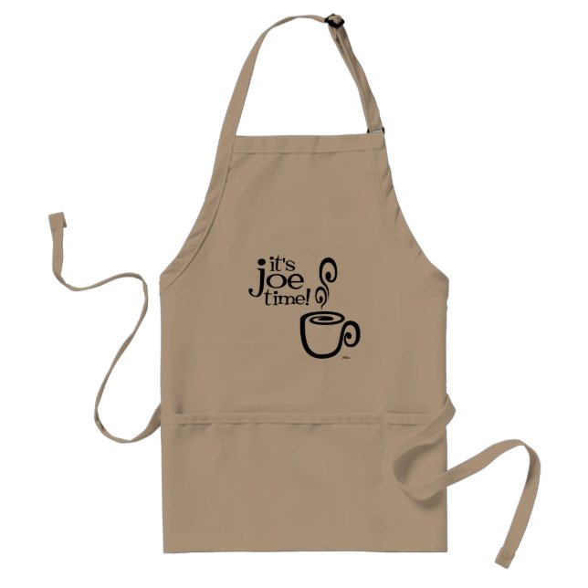 Det är Joe Time! Coffee Apron Förkläde (Framsidan)