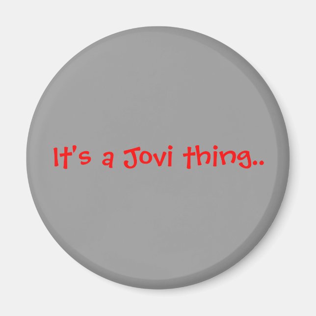 Det är Jovi sak. Magnet (Framsidan)
