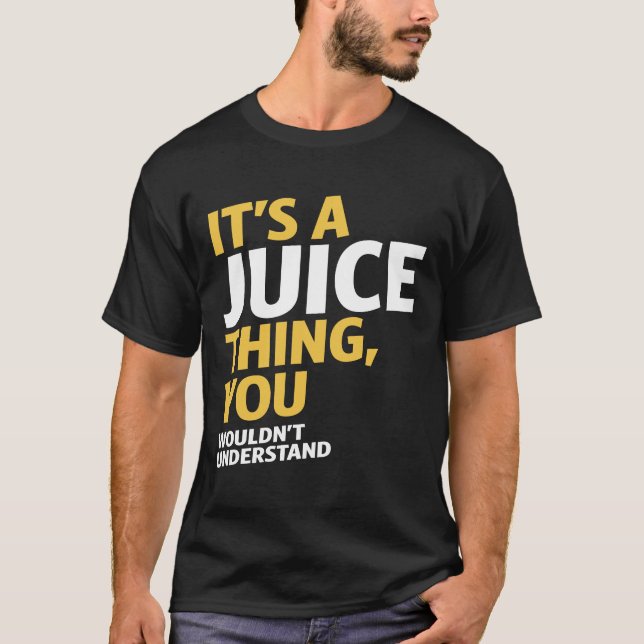 Det är Juice Sak Tee Shirt (Framsida)